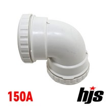 DRF 원터치 엘보 소켓 DL 150A (PVC 신형 90도 이음관 PPI 평화 DH 부속), 1개
