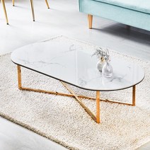 원형 세라믹 소파 거실 골드 좌식 테이블 화이트 1200, 실버프레임, 1400(높이:37cm)
