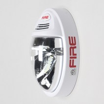 시각경보기 타원형 LED 일반 백색 P206-15020 동방전자 DBE, 단품