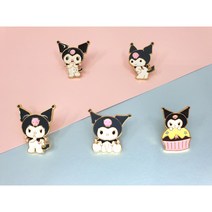 산리오 캐릭터 쿠로미 시나모롤 핀 뱃지 배찌 뱃찌 모음