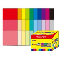 종이나라 4000 단면색종이 25색 1000매(60x60mm)/041308