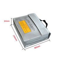 수납 백팩 카메라 드론 가방 내화 RC LiPo 배터리 안전 충전 보호 방폭 가드 자루 240x180x64MM