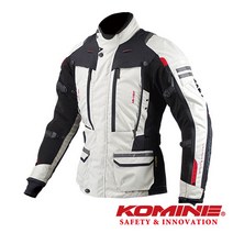 코미네 오토바이 방한 자켓 사계절 바이크 투어 방한 보호대 JK-574 IVORY, IYORY-BLACK-L