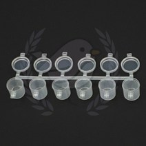 새임 미니 6구 물감 소분통 10ML 반지통 리필용기 PE용기