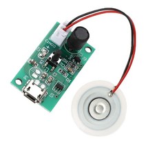 WSDMAVIS 1세트 세라믹 디스크 미스트 메이커 분무 플레이트 5V 미니 USB 가습기 모듈 통합 회로 보드 드라이버 타이밍 스위치 DIY 포함 106144 가성비