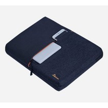 멀티전면포켓 태블릿PC 두꺼운 극세사안감 파우치(9-11인치용) 슬림 LG 커버 맥북에어, Simtop 파우치, ST-03(블루)