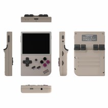 ANBERNIC RG35XX 레트로 휴대용 게임 콘솔 3.5 인치 IPS 스크린 리눅스 시스템 듀얼 카드 슬롯 Cortex-A9 비디오 플레이어, 02 grey_01 192G 8285Games