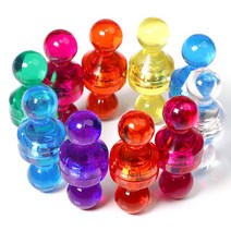 네오디움 장구자석 큐티 메모 체스 15mm, 보라/15mm