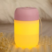 미니 휴대용 초음파 공기 Humidifer 아로마 에센셜 오일 디퓨저 USB 안개 메이커 아로마 테라피 가습기 홈 자동차에 대 한, 분홍색