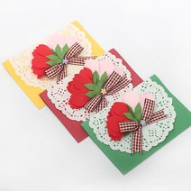 [펠트친구] 그레이스 카네이션 카드만들기(5인용)