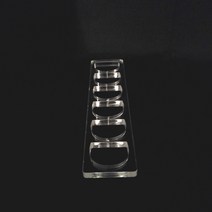 마카롱 진열대 진열케이스 진열대 뷔페 소품 장식 홈데코 파티, 6개용 22cm 직경 4cm