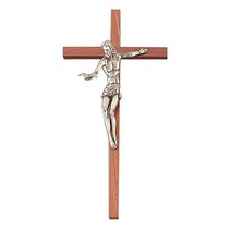 Jeweled CrossGift of the Spirit 대형 월넛 나무 십자가 십자가 기독교 벽 아트 55.9cm(22인치)
