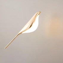 요술램프 알라딘요술램프 알라딘램프 마술램프 황금주전자 북유럽 까치 LED 벽 가정용 실내 거실 침대 옆 주방 터치 스콘스 조명 장식, 31.One Bird - Warm light