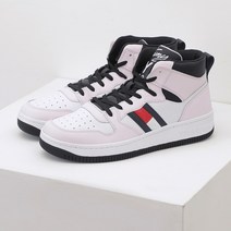 타미힐피거 매그 레더 미드컷 바스켓 스니커즈 (T52B7ARS250JT1TOG)