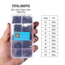 DONQL Barbed Fishing Hooks 3#-12# Carp Single Fish Hook Set Fly Fishing Accessories Carbon Steel Jig, 1