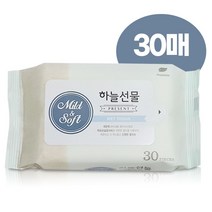 하늘선물 물티슈 30매 휴대형, 본상품선택