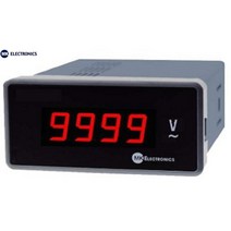 9999 표시레인지 AC500V까지 측정 지시형 디지털 판넬메타 교류 전압계 CV-132A, DC 12~24V, AC 0V~500V, 1개