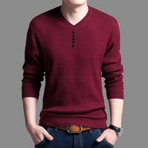 남자모헤어니트 남자머슬핏니트 가을 남성 니트 풀오버 솔리드 넥 긴팔 얇은 스웨터 봄을위한 유행 남성 캐주얼 의류