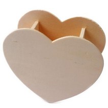 나무하트연필꽂이