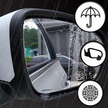 방수코팅필름 사이드미러발수코팅 차김서림방지 자동차 유리 빗물커버 차량 비오는날 제네시스EQ900, 방수필름 166번, 필수선택