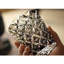 일본 카가미 크리스탈 글라스 에도 커터 칠보록 컵 위스키 컵, 02. 투명칠보250ML【현품】