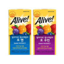 얼라이브 원스데일리 포맨 포우먼 멀티비타민 3개 6개월분, 1개, 원스데일리 포 우먼 6개월