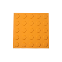 점자블럭 시각장애인 PVC 30cm 도로 고무 유도타일, 오렌지 스트립 250x250