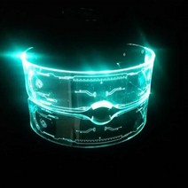웃기는 선글라스 49345 재미있는 파티 led 빛나는 선글라스 펑크 고글 남성 여성 패션 음영 uv400 빈티지 안경, 화려한