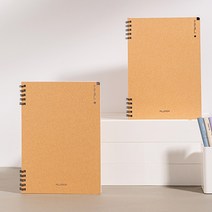 델리 누사인 B5 크라프트 스프링 노트 친환경, B5(NS292)