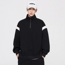 남성 봄가을 바람막이 커플 자수 루즈핏 반지퍼 집업 맨투맨 아웃도어 패션 톱
