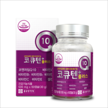종근당건강 코큐텐 플러스, 500mg x 60캡슐