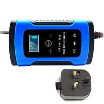 전기차 충전기 배터리 12v 6a 터치 스크린 펄스 수리 lcd 빠른 전원 충전 습식, 영국 플러그 1