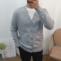 굿데이마이트 남녀공용 17컬러 캐시미어 부드러운 기본 남자 가디건