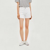 잠뱅이 여성 여름 비침없이 스판좋은 흰색 3부반바지 AM2DL3385 WH