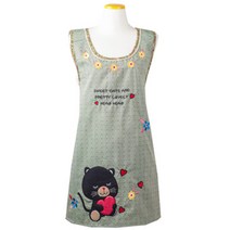 한스빌 멜로디 앞치마, 그린, 1개