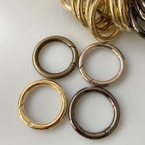 [세아퀼트] 가방 O링 오링 30mm 35mm 40mm 45mm(내경), 30mm흑니켈