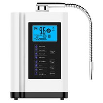 알카리 이온수기 알칼리성 물 ionizer 수소 발생기 기계 정수기 가정용 ph 3.5 10.5 알칼리성 산성 물 필터 시스템 생성, 5 팁 pt 플레이트, 유럽 ​​연합, 220-240v 흰색
