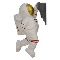 WJSHOP 우주비행사 피규어 수지 우주 비행사 인형 그림 우주인 동상 우주 공간 홈 룸 장식 장식품 장식, 1 손 암벽 등반