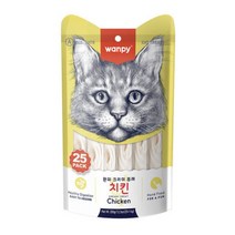 완피 고양이 습식 츄르 크리미퓨레 (치킨), 25P, 7팩