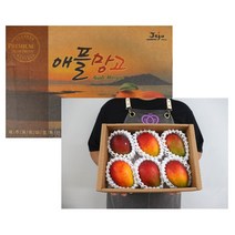 고당도 제주 애플망고 과일선물세트 2kg 설 명절 추석 선물용, 제주 애플망고 선물용 중과 2kg 7-8과