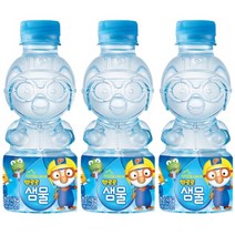 팔도 뽀로로 샘물 250ml 18개 낱개 지리산 샘물