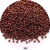 5PCS 초우량 2mm 도금 메탈 골드 실버 미즈 DIY 태슬 헤어 비녀 비녀 액세서리 비딩 소재, 레드카페, 10g 약 1000개