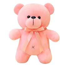 곰돌이 인형 생인선물 마카롱컬러 S052, 38cm, 핑크1