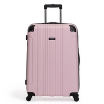 Kenneth Cole 리액션 아웃오브 바운즈 러기지 콜렉션 라이트웨이트 듀러블 하드사이드 4휠 스피너 트래블 수트케이스 백 블러시 28인치 체크