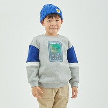 스탭키즈 기모 블럭 맨투맨 SIMA20N71_송파점