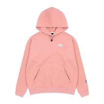 NFL F203MHD212 웨이비 슬로건 후드 티셔츠 BABY PINK