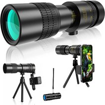 VKON 10-30 가변배율 Stretch HD급 멀티코팅 렌즈 단안경 단원경, 블랙(BLACK)