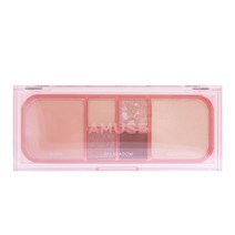 어뮤즈 비건 페이스 올 팔레트, 2호 피치 글로우, 1개