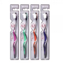 니치 이에스라인 칫솔 24개 묶음 부드러운 항균