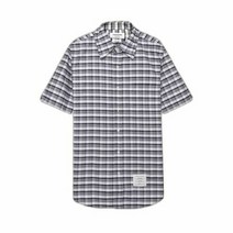 톰브라운 명품THOM BROWNE 22년 플레이드 체크 옥스포드 셔츠 MWS232A O2222 2l2